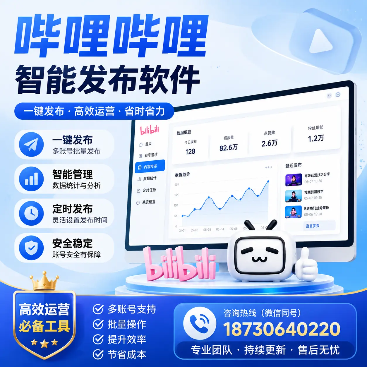 解密哔哩哔哩智能发布软件：功能与优势分析在 白杨